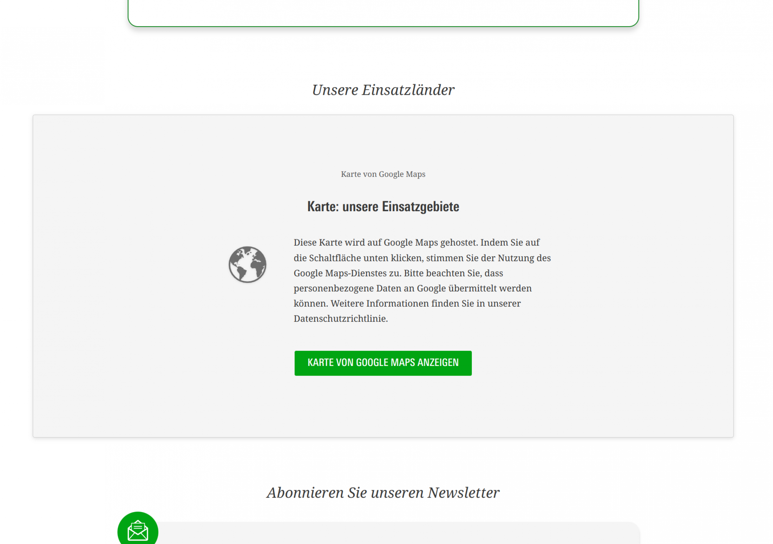 Screenshot der Startseite von Hoffnungszeichen e.V. Screenshot der Startseite von Hoffnungszeichen e.V.
