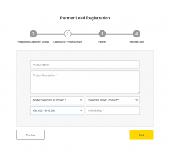 Drupal Webforms: Partner Lead Registration Multi Step