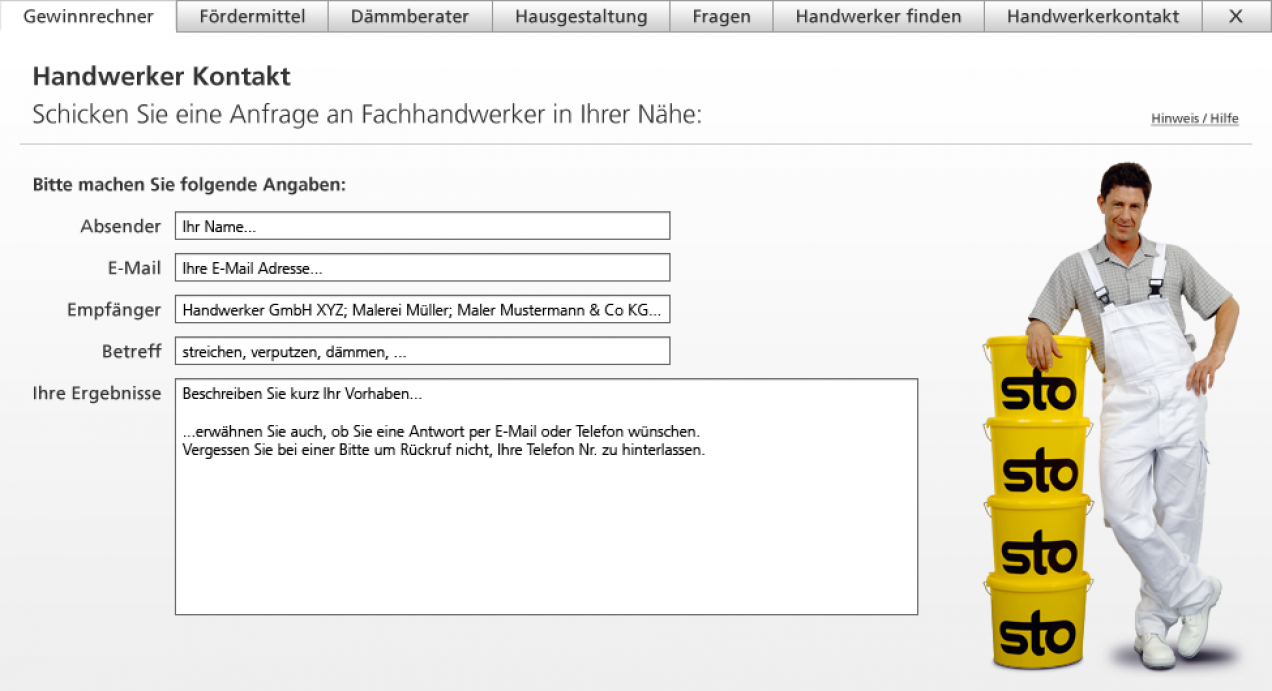 Screenshot des Sto Bauherrenratgebers (16)